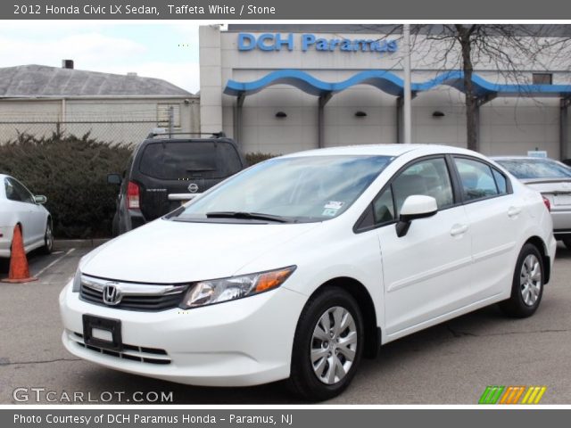 2012 Honda Civic LX Sedan in Taffeta White