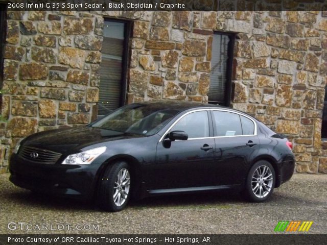 2008 Infiniti G 35 S Sport Sedan in Black Obsidian