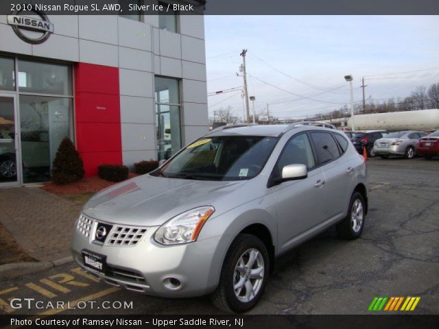 2010 Nissan Rogue SL AWD in Silver Ice