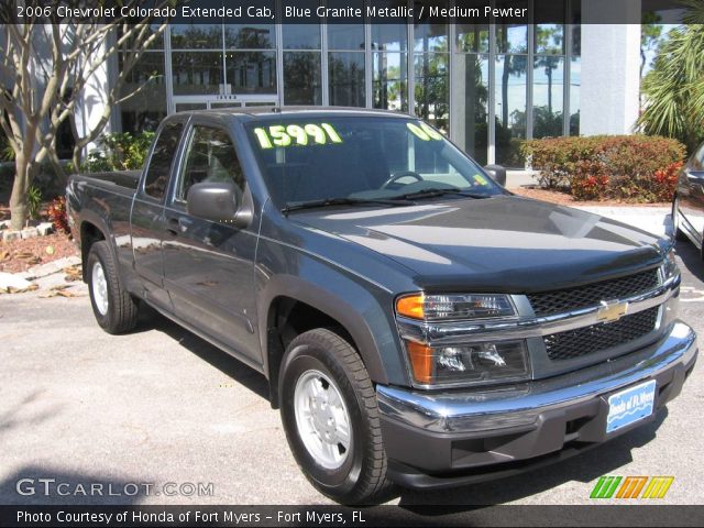 2006 Chevrolet Colorado Extended Cab in Blue Granite Metallic