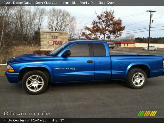 2001 Dodge Dakota Sport Club Cab in Intense Blue Pearl