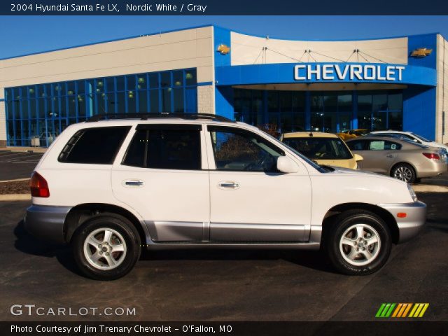 2004 Hyundai Santa Fe LX in Nordic White