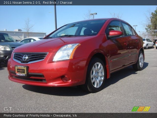 2011 Nissan Sentra 2.0 S in Red Brick