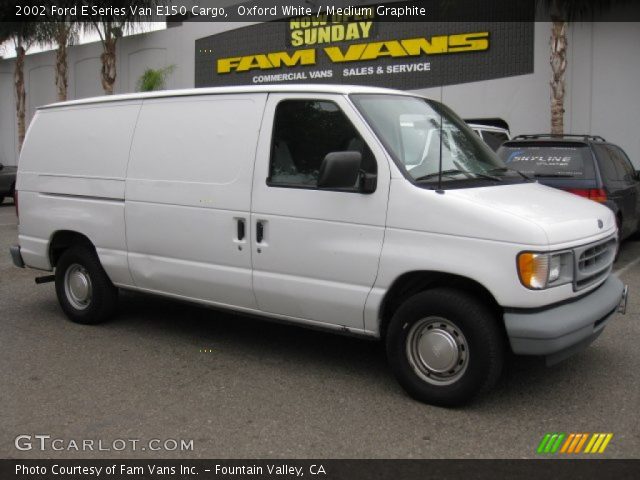 2002 Ford E Series Van E150 Cargo in Oxford White