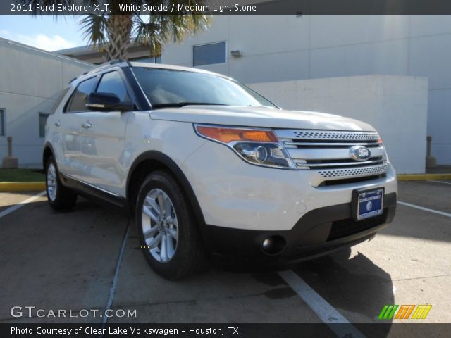 2011 Ford Explorer XLT in White Suede