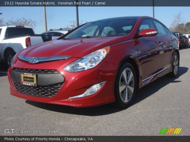 2012 Hyundai Sonata Hybrid in Venetian Red Pearl