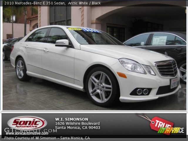 2010 Mercedes-Benz E 350 Sedan in Arctic White