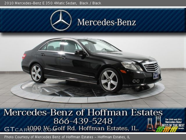 2010 Mercedes-Benz E 350 4Matic Sedan in Black