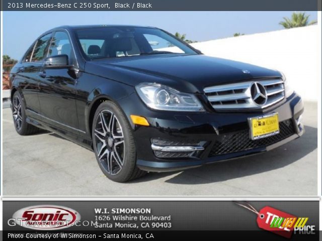 2013 Mercedes-Benz C 250 Sport in Black