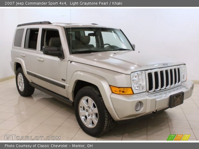 2007 Jeep Commander Sport 4x4 in Light Graystone Pearl