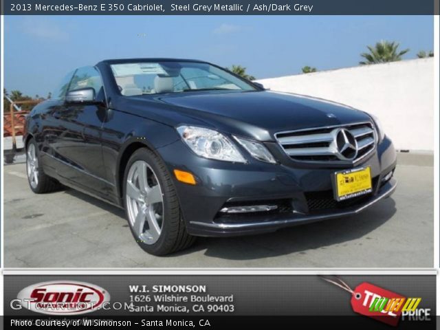 2013 Mercedes-Benz E 350 Cabriolet in Steel Grey Metallic