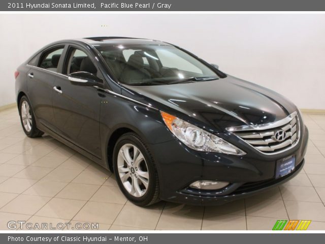 2011 Hyundai Sonata Limited in Pacific Blue Pearl