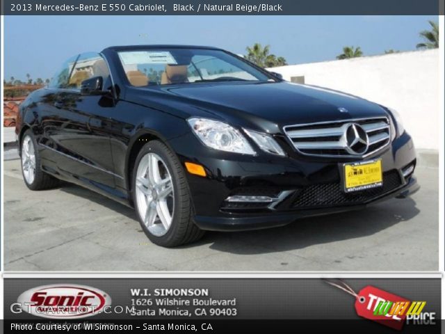 2013 Mercedes-Benz E 550 Cabriolet in Black