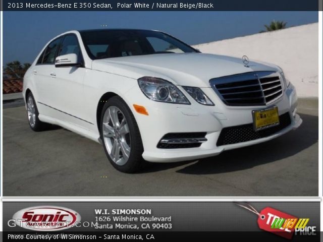 2013 Mercedes-Benz E 350 Sedan in Polar White