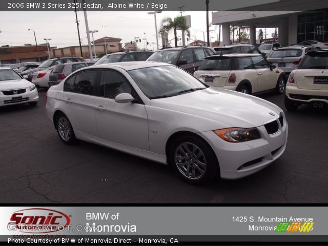 2006 BMW 3 Series 325i Sedan in Alpine White