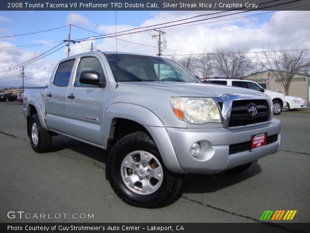 2008 Toyota Tacoma V6 PreRunner TRD Double Cab in Silver Streak Mica