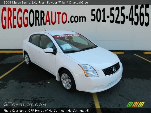 2008 Nissan Sentra 2.0 in Fresh Powder White