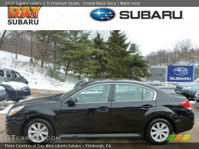2010 Subaru Legacy 2.5i Premium Sedan in Crystal Black Silica
