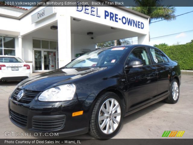 2010 Volkswagen Jetta Wolfsburg Edition Sedan in Black