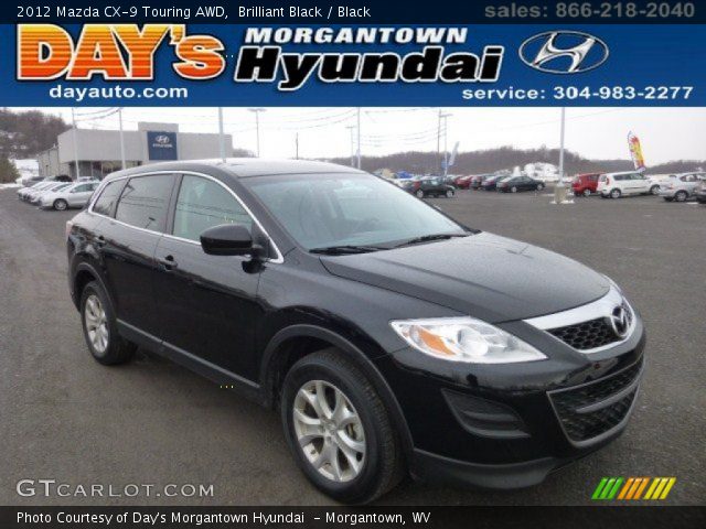 2012 Mazda CX-9 Touring AWD in Brilliant Black