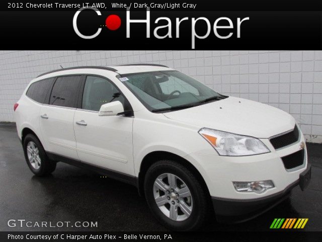 2012 Chevrolet Traverse LT AWD in White