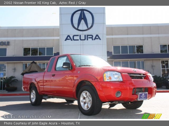 2002 Nissan Frontier XE King Cab in Aztec Red