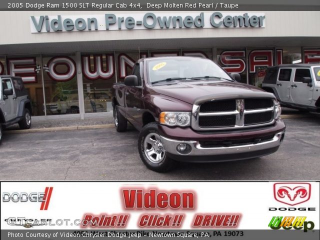 2005 Dodge Ram 1500 SLT Regular Cab 4x4 in Deep Molten Red Pearl