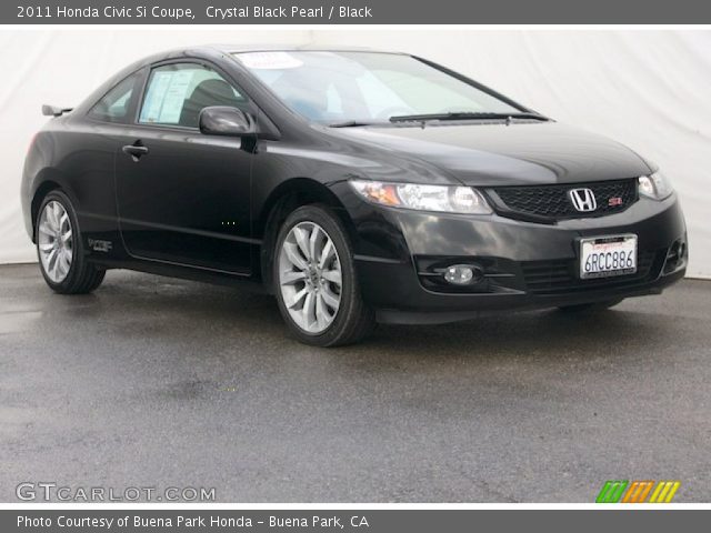 2011 Honda Civic Si Coupe in Crystal Black Pearl