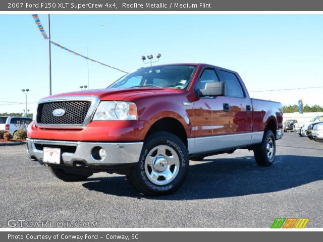 2007 Ford F150 XLT SuperCrew 4x4 in Redfire Metallic