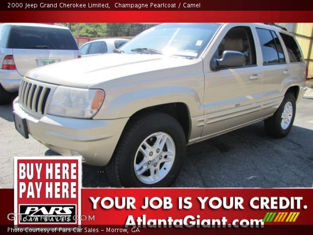 2000 Jeep Grand Cherokee Limited in Champagne Pearlcoat