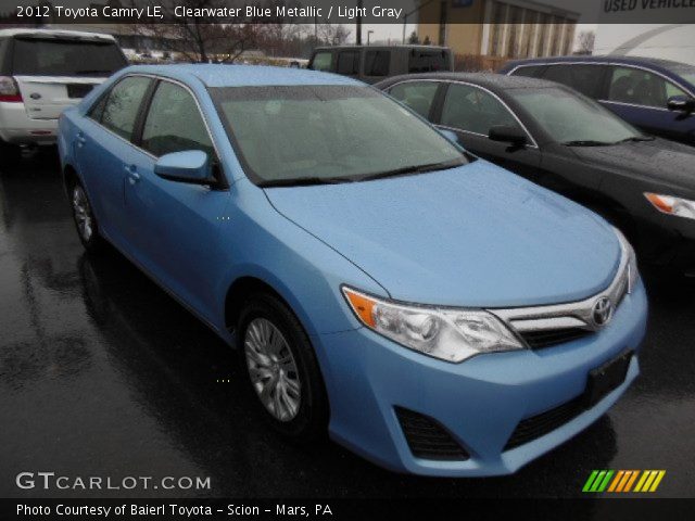 2012 Toyota Camry LE in Clearwater Blue Metallic