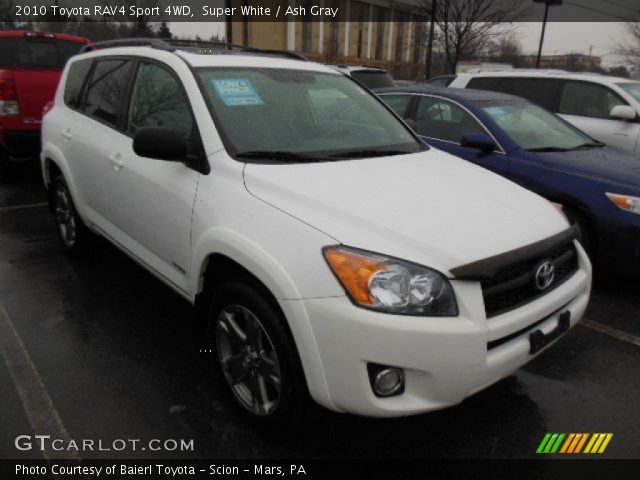 2010 Toyota RAV4 Sport 4WD in Super White