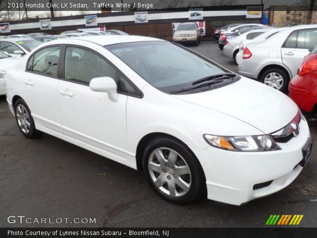 2010 Honda Civic LX Sedan in Taffeta White