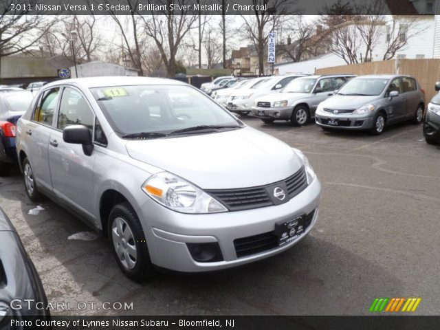 2011 Nissan Versa 1.6 Sedan in Brilliant Silver Metallic