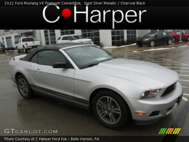 2012 Ford Mustang V6 Premium Convertible in Ingot Silver Metallic