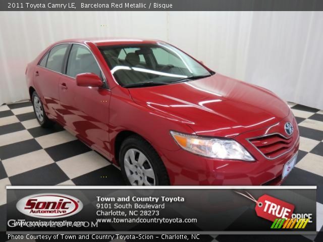 2011 Toyota Camry LE in Barcelona Red Metallic