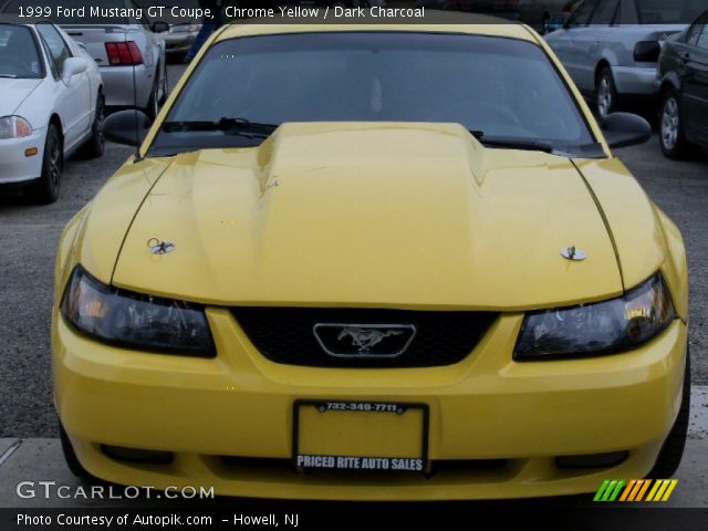 1999 Ford Mustang GT Coupe in Chrome Yellow