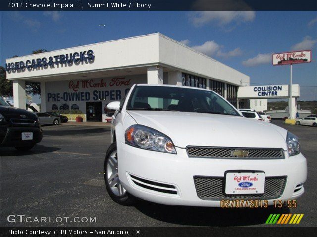 2012 Chevrolet Impala LT in Summit White