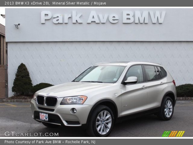 2013 BMW X3 xDrive 28i in Mineral Silver Metallic