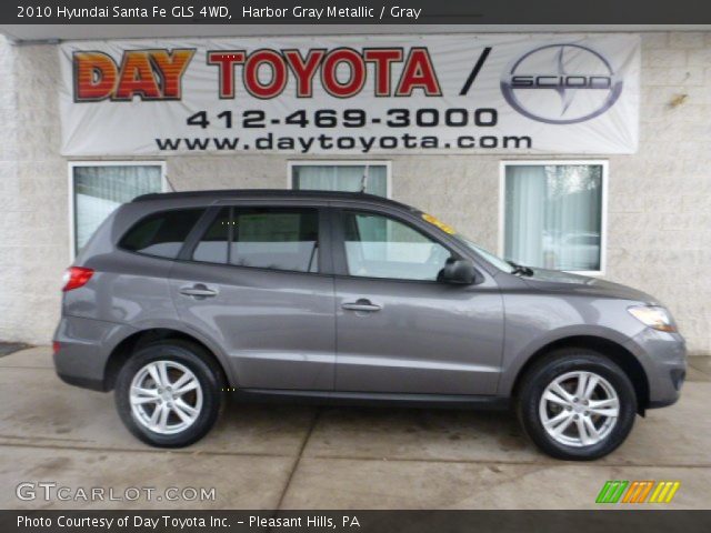 2010 Hyundai Santa Fe GLS 4WD in Harbor Gray Metallic