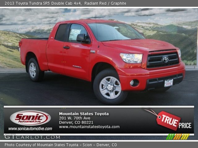 2013 Toyota Tundra SR5 Double Cab 4x4 in Radiant Red