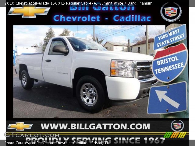 2010 Chevrolet Silverado 1500 LS Regular Cab 4x4 in Summit White