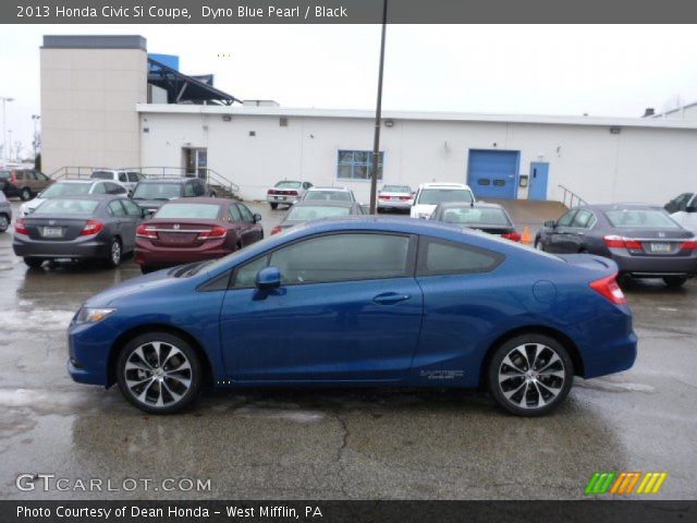2013 Honda Civic Si Coupe in Dyno Blue Pearl