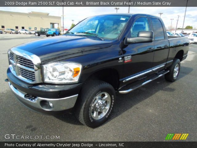 2009 Dodge Ram 2500 SLT Quad Cab 4x4 in Brilliant Black Crystal Pearl