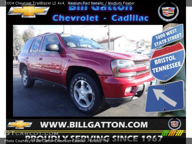 2004 Chevrolet TrailBlazer LS 4x4 in Medium Red Metallic