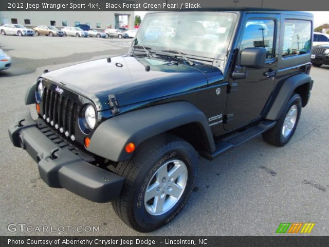 2012 Jeep Wrangler Sport 4x4 in Black Forest Green Pearl