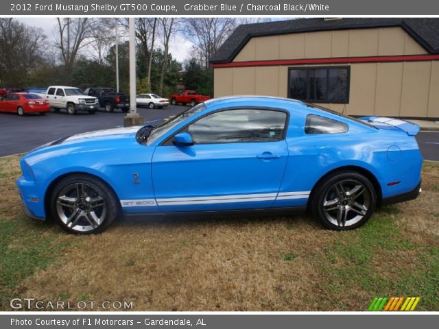 2012 Ford Mustang Shelby GT500 Coupe in Grabber Blue