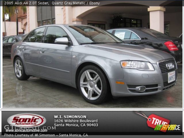 2005 Audi A4 2.0T Sedan in Quartz Gray Metallic