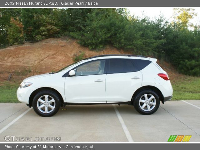 2009 Nissan Murano SL AWD in Glacier Pearl