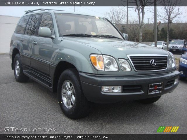 2001 Lexus LX 470 in Riverrock Green Metallic